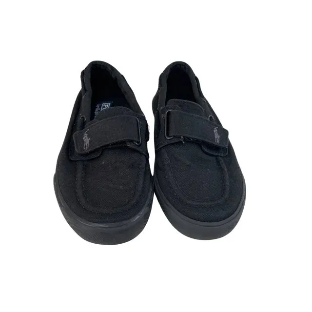 Polo Ralph Lauren Black Canvas Boat Shoe - Size 10.5