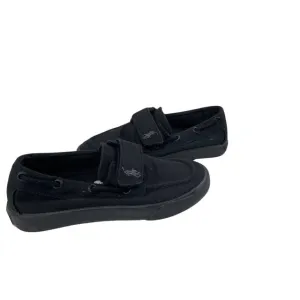 Polo Ralph Lauren Black Canvas Boat Shoe - Size 10.5