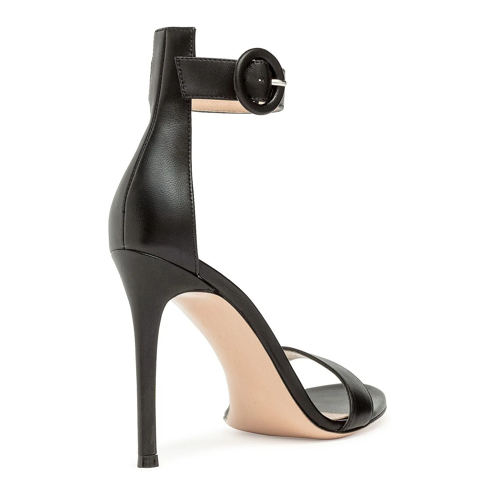 Portofino 105 black leather sandal