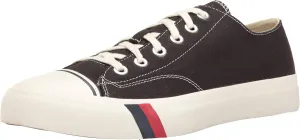 PRO-Keds Men's Royal Lo Lace Up Fashion Sneaker, Black Canvas, 3