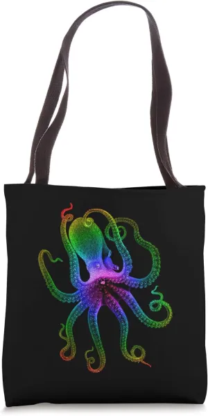 Psychedelic Octopus Kraken tentacles psychedelic Tote Bag