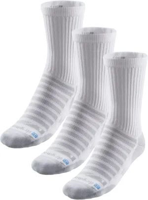 R-Gear Drymax Crew Running Socks For Men and Women, Light Cushion | Breathable, Moisture Control & Anti Blister | 3 Pack