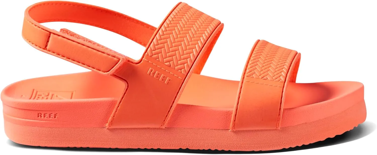 REEF Kids' Water Vista Platform Sandal, Water Friendly, Adjustable Velcro Strap