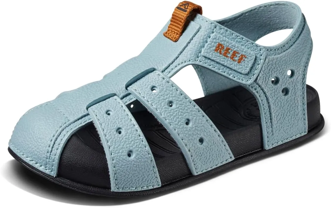 REEF Toddler/Little Kid Water Beachy Fisherman Sandal, Water Friendly, Adjustable Velcro Strap, Closed Toe
