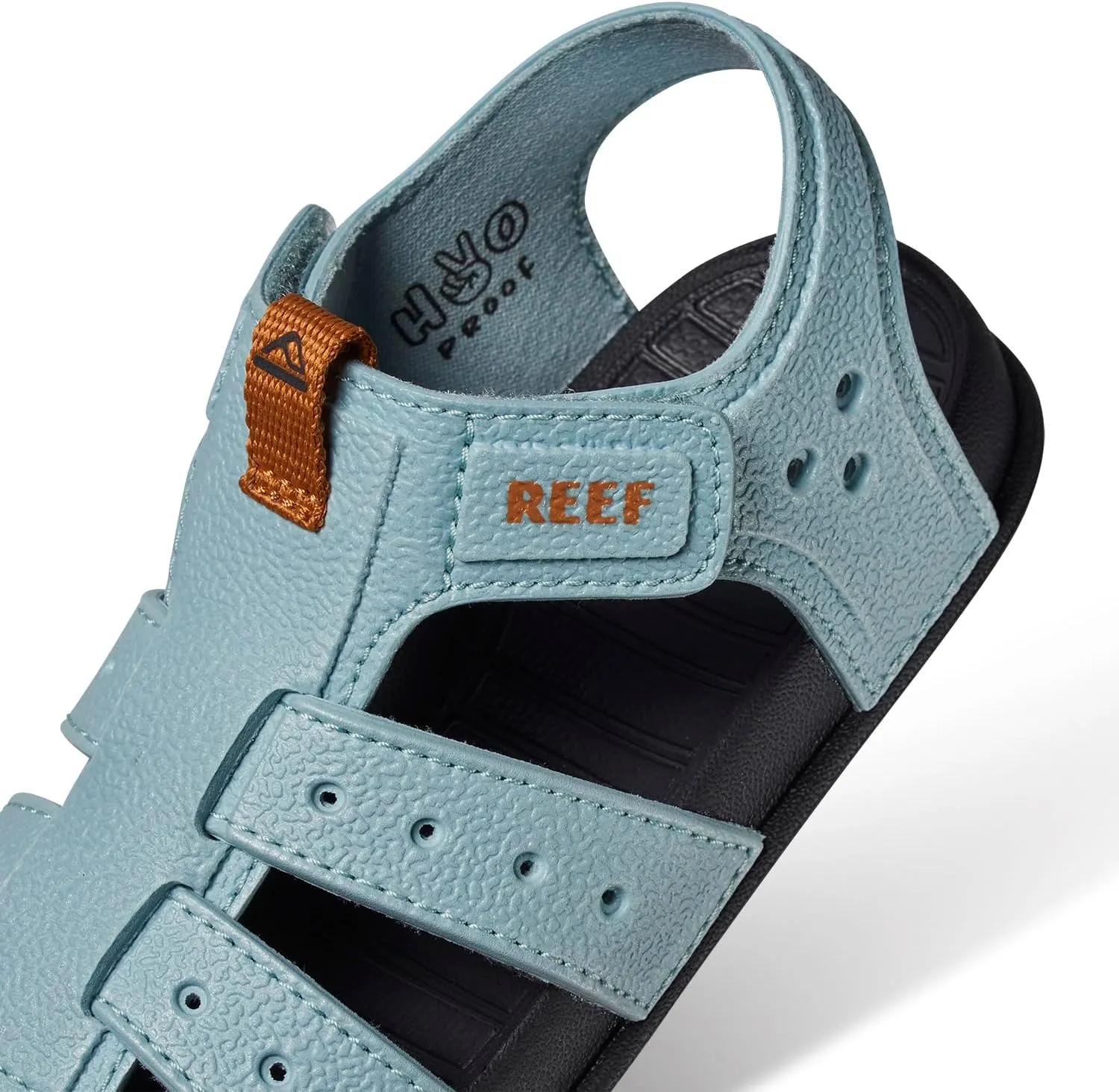 REEF Toddler/Little Kid Water Beachy Fisherman Sandal, Water Friendly, Adjustable Velcro Strap, Closed Toe