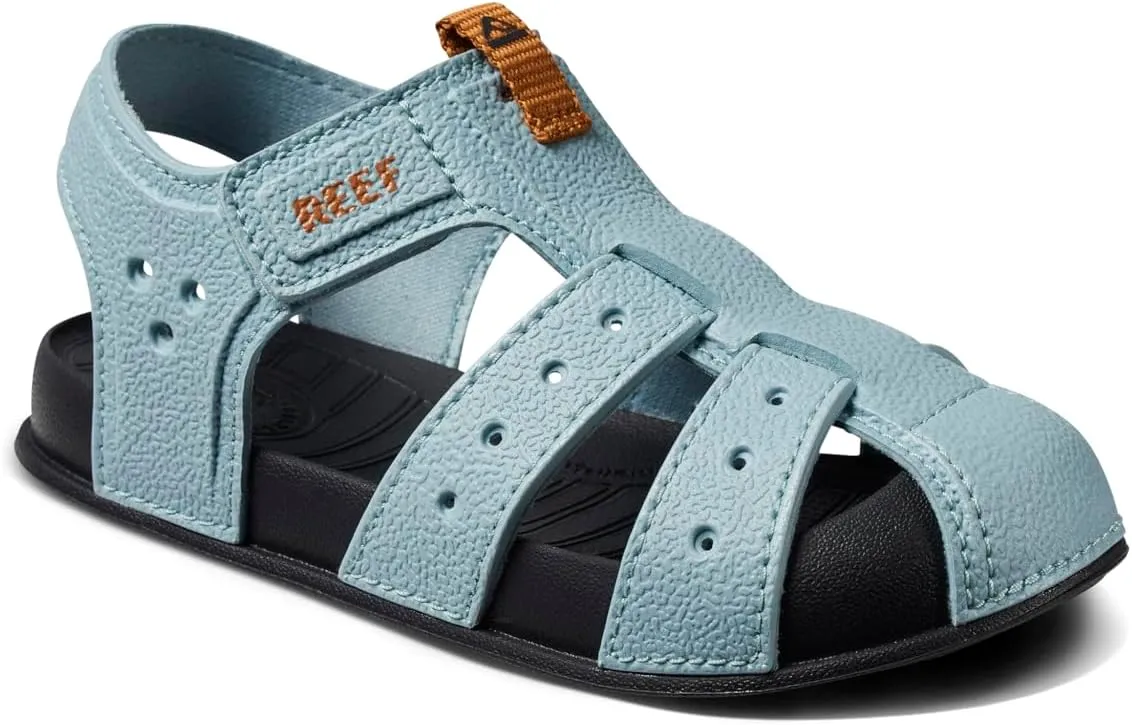REEF Toddler/Little Kid Water Beachy Fisherman Sandal, Water Friendly, Adjustable Velcro Strap, Closed Toe