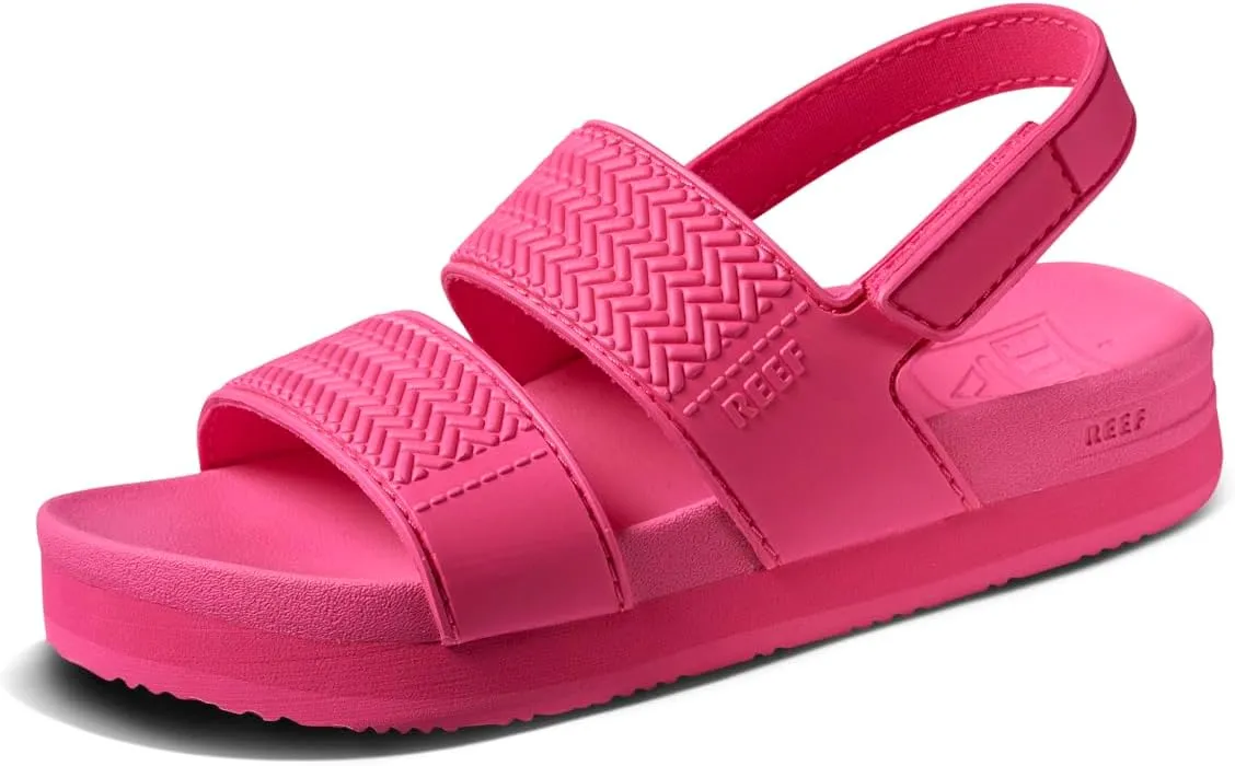 REEF Toddler/Little Kid Water Vista Platform Sandal, Water Friendly, Adjustable Velcro Strap
