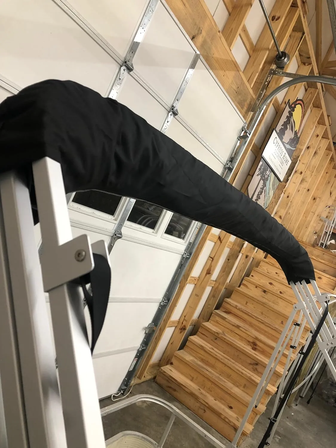 Replacement Bimini Top Canvas with Boot, Made for Qwest Pontoon Boats, Fits Factory Frame!, 9' Long x 8.5' Wide, 16oz, 4 Bow, Light Cut Out