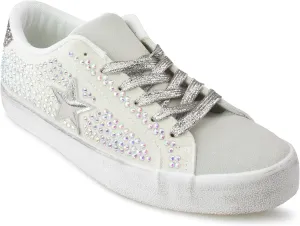 RF ROOM OF FASHION Women's Casual Low Top Trendy Fashion Star Sneakers Flats
