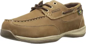 Rockport Work Men's Sailing Club RK6734 Work & Safety, Brown, 7 M US