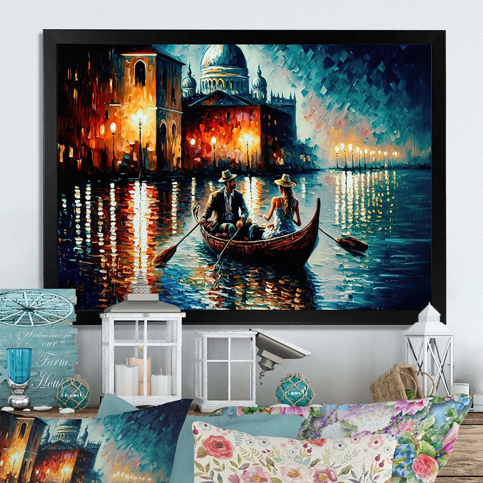 Romantic Evening On A Small Boat II