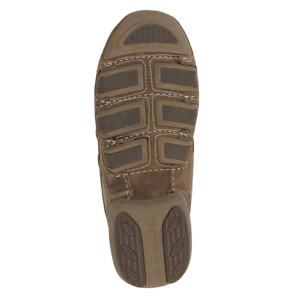 Roper Mens Brown Vintage Slip On Casual