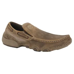 Roper Mens Brown Vintage Slip On Casual