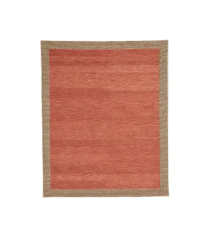 Rubia Rug 244x305cm - Red/Dark Taupe