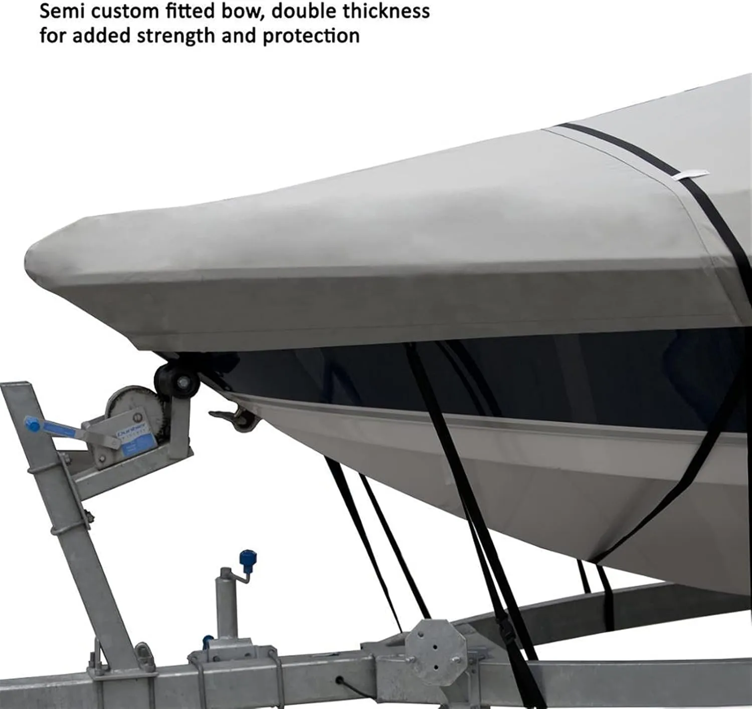 Runabout Boat Cover Heavy-Duty Marine Water Sun Proof UV Protection Mooring Cover Boat Accessories (Color : 6.3 6.7m)