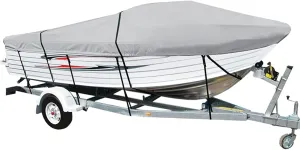 Runabout Boat Cover Heavy-Duty Marine Water Sun Proof UV Protection Mooring Cover Boat Accessories (Color : 6.3 6.7m)