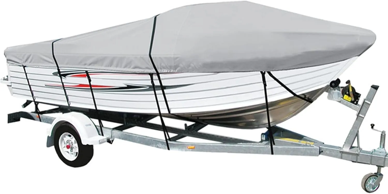 Runabout Boat Cover Heavy-Duty Marine Water Sun Proof UV Protection Mooring Cover Boat Accessories (Color : 6.3 6.7m)