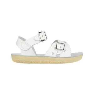 Salt-Water Sweetheart White Sandals