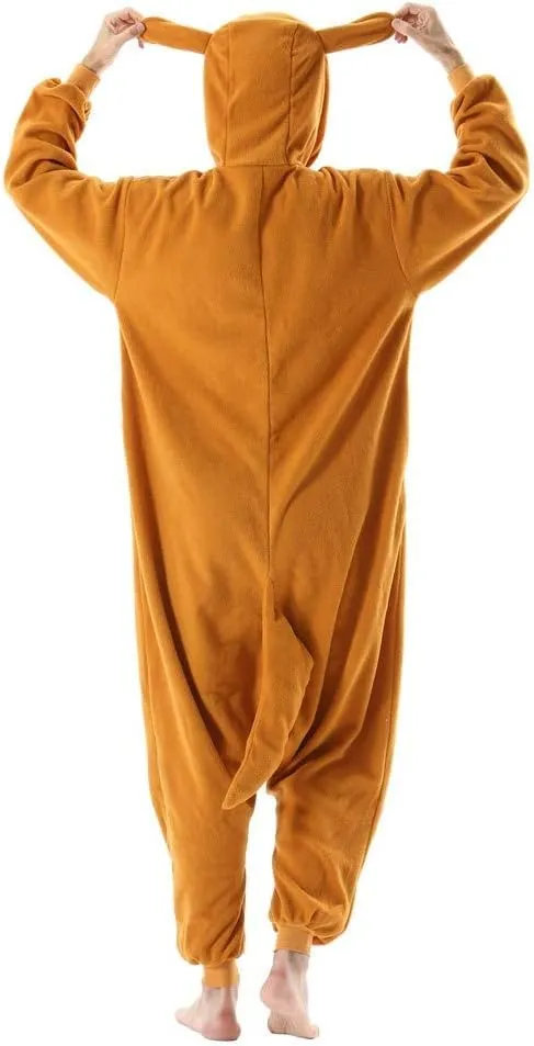 SAMGU Adult Onesie Animal Halloween Cosplay Costume One Piece Pajamas for Women and Men