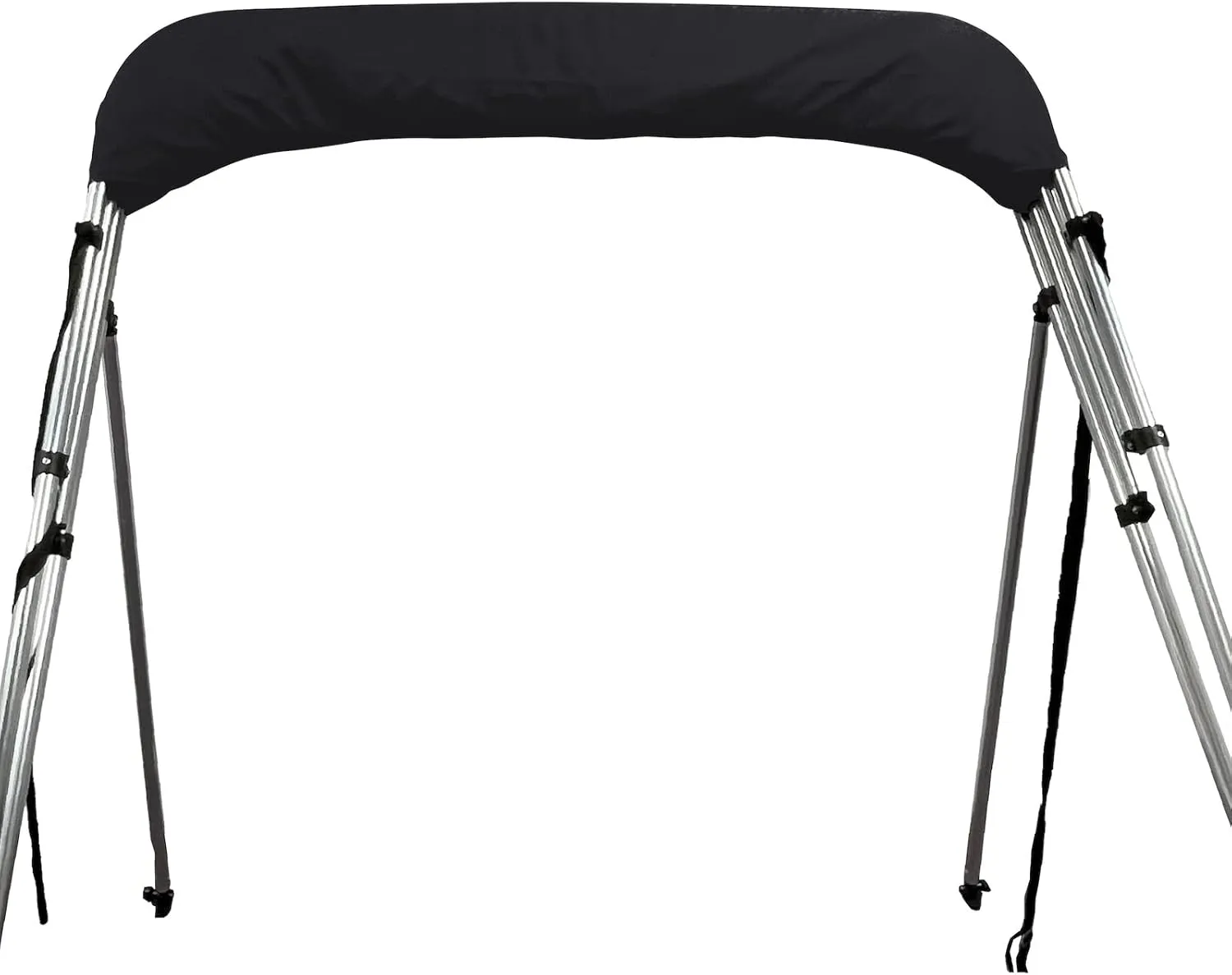 SavvyCraft 3 Bow Bimini Top Cover for Boat 6ft Long, Aluminum Frame with Storage Boot, Rear Support Poles Mounting Hardwares Included, 72" Long 36" 46" 54" 3 Height Options