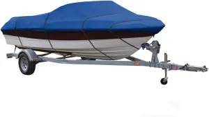 SBU Blue Boat Cover Compatible for SEA RAY 185 Bow Rider 1991