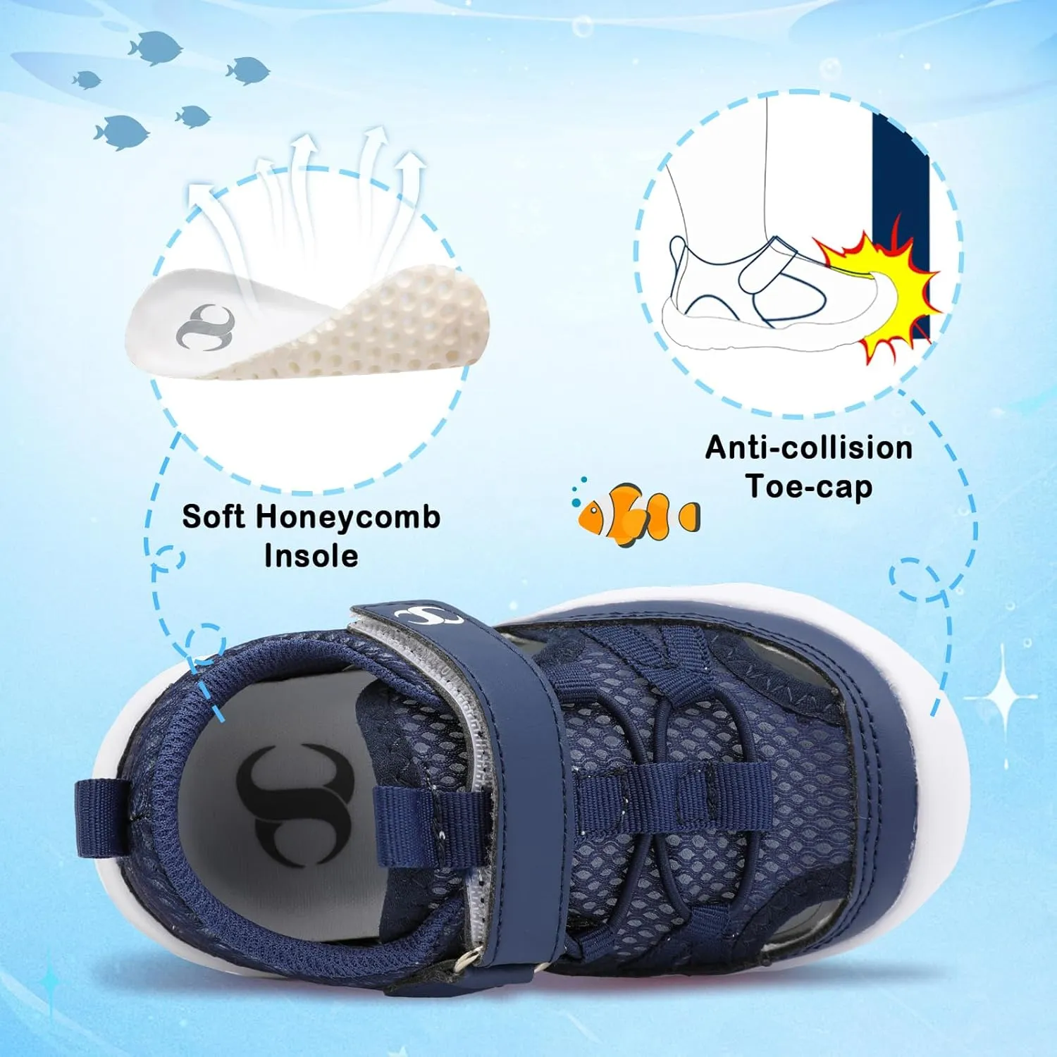 Scurtain Toddler Shoes Boys Girls Kids Sneaker Breathable Walking Shoes for Kids Boys Girls Toddler