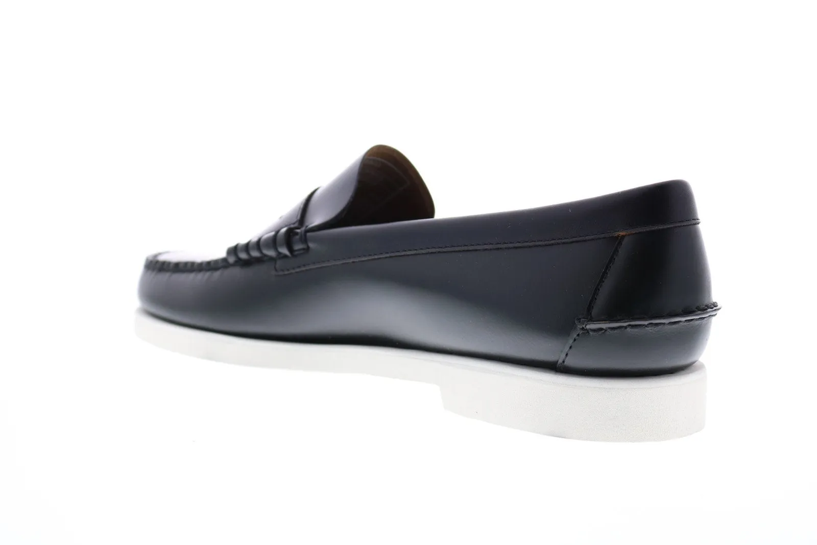Sebago Dan Polaris Rgb 71112RW Mens Black Loafers & Slip Ons Penny Shoes