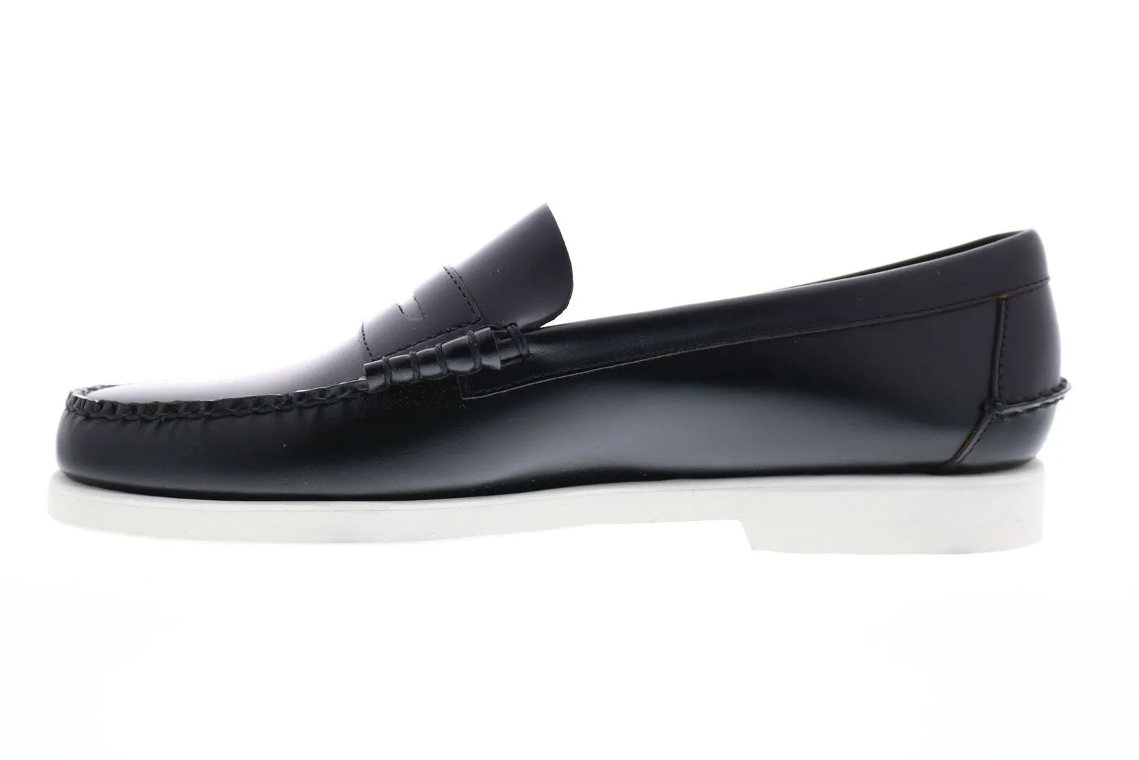 Sebago Dan Polaris Rgb 71112RW Mens Black Loafers & Slip Ons Penny Shoes