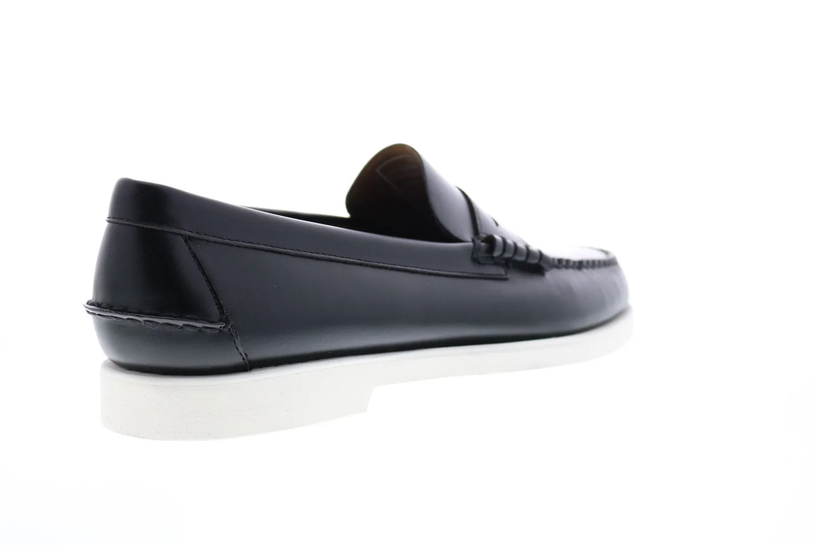 Sebago Dan Polaris Rgb 71112RW Mens Black Loafers & Slip Ons Penny Shoes