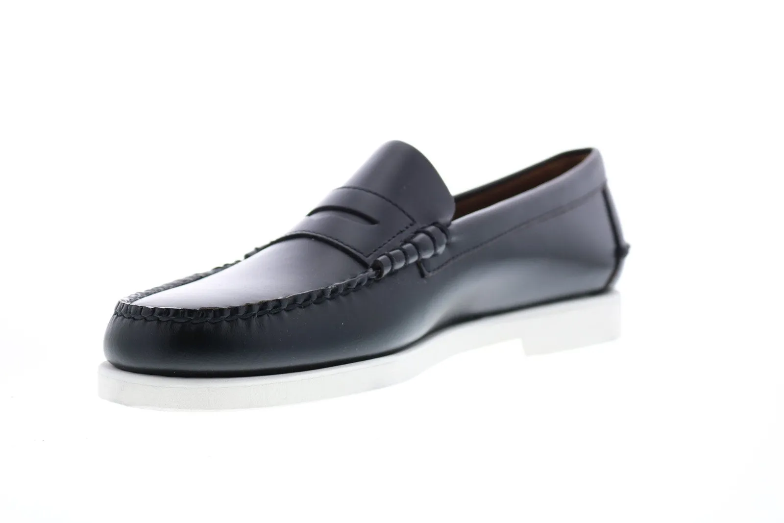 Sebago Dan Polaris Rgb 71112RW Mens Black Loafers & Slip Ons Penny Shoes