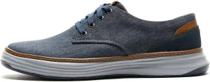Skechers Ederson Men's Moreno Canvas Oxford Shoe, Blue, 10