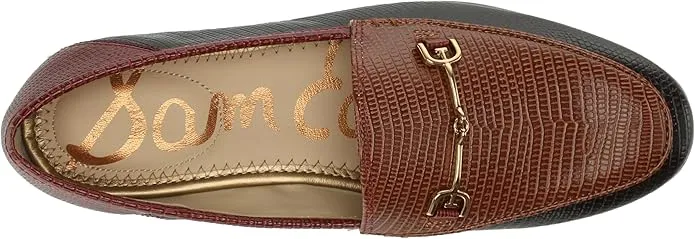 Slip Classic Loraine First-dibs sale Sam Saddle Lizard Vamp Price-conscious Edelman Toe Multi Almond On Loafers