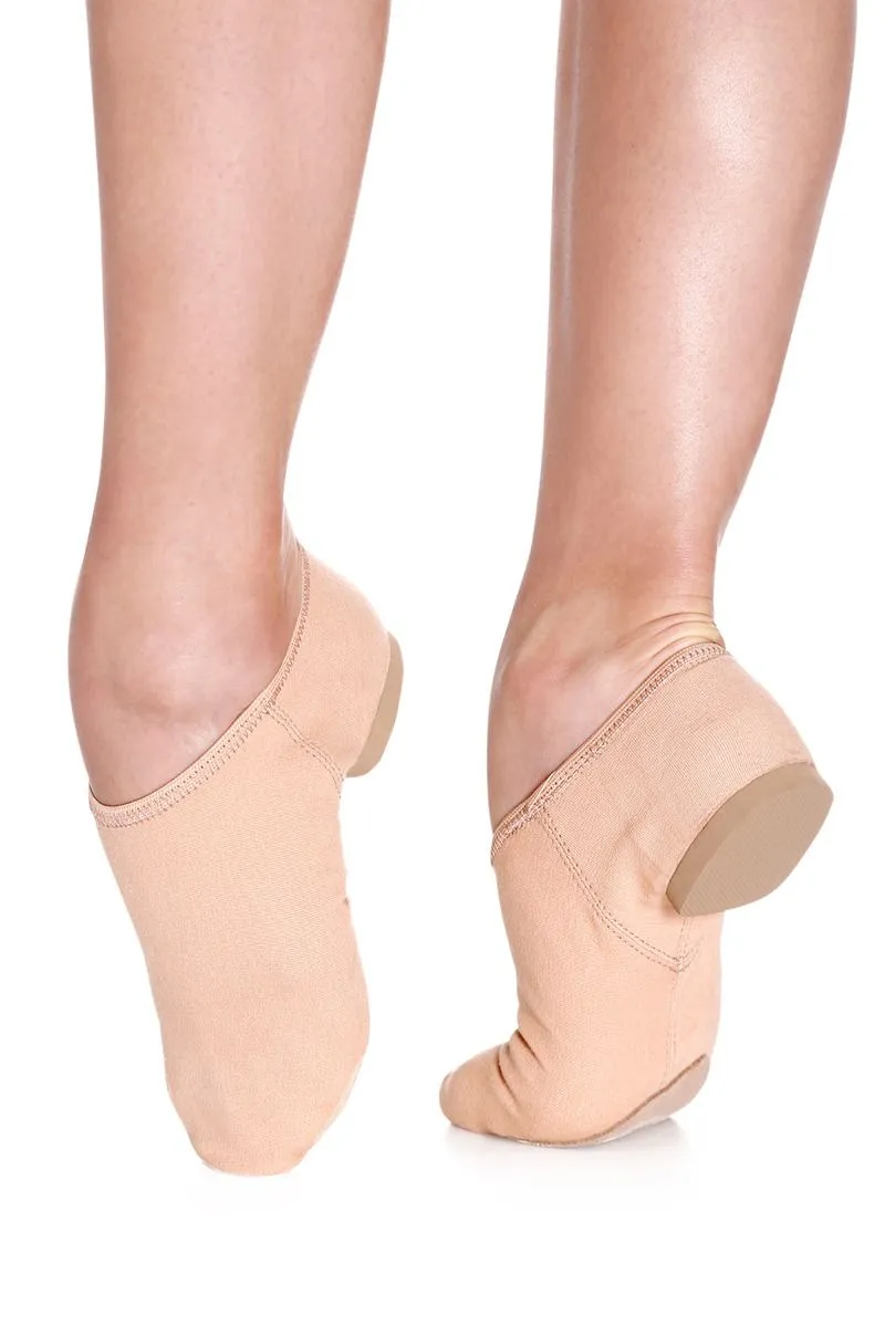 So Danca: Jazz Shoe, Slip-On, Canvas, Jill (#JZ75) Sand/Nude