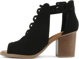 Soda Womens Fashion Aran Open Toe Heel Sandal