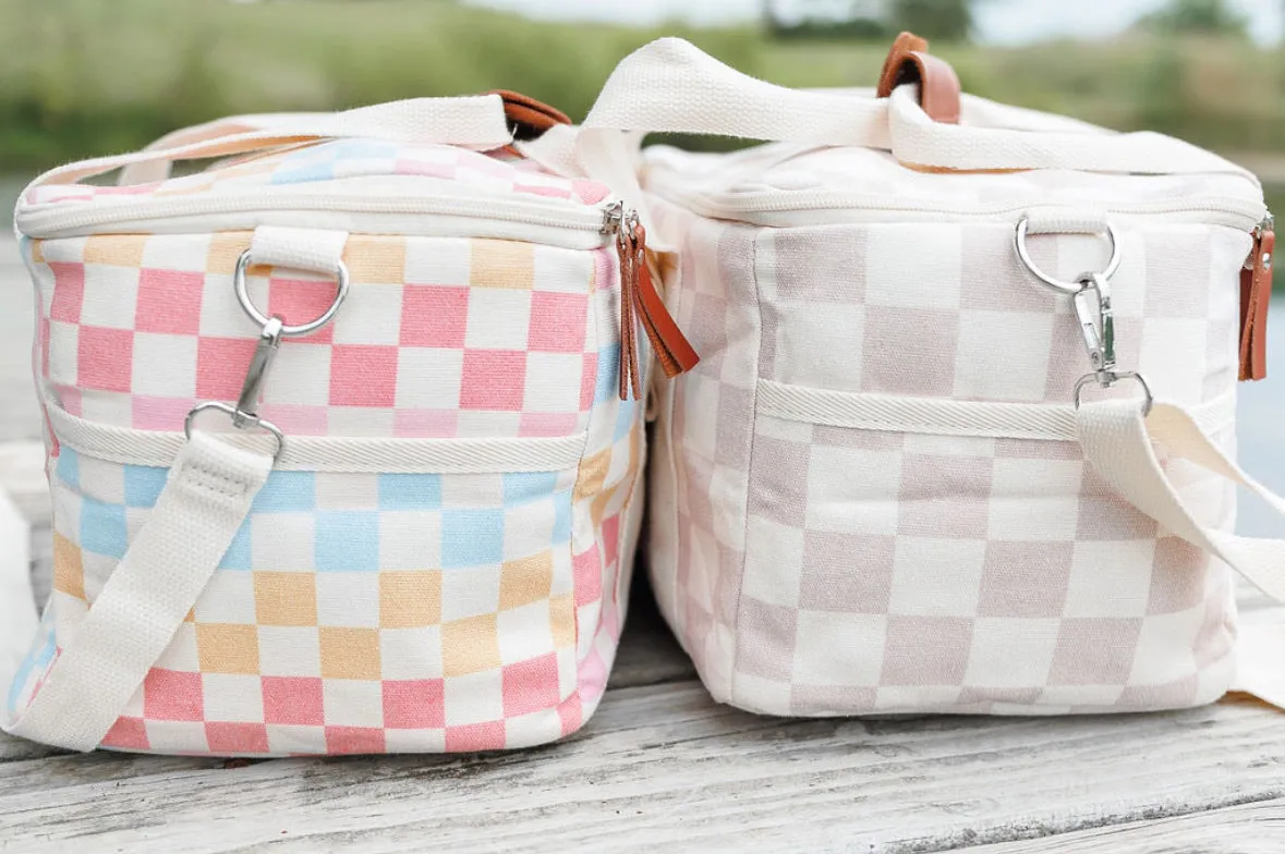 Soft Insulated Cooler in Rainbow