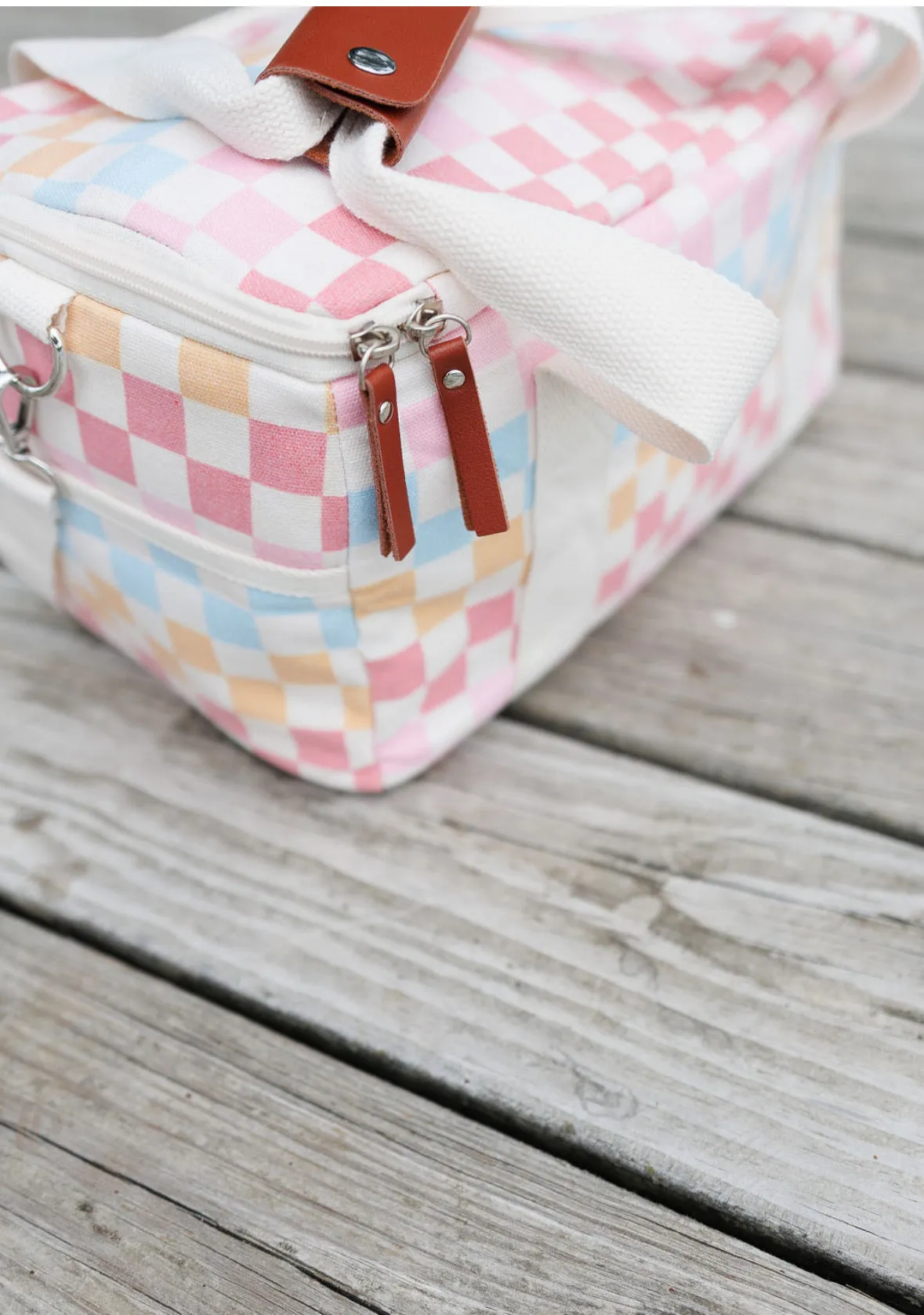 Soft Insulated Cooler in Rainbow
