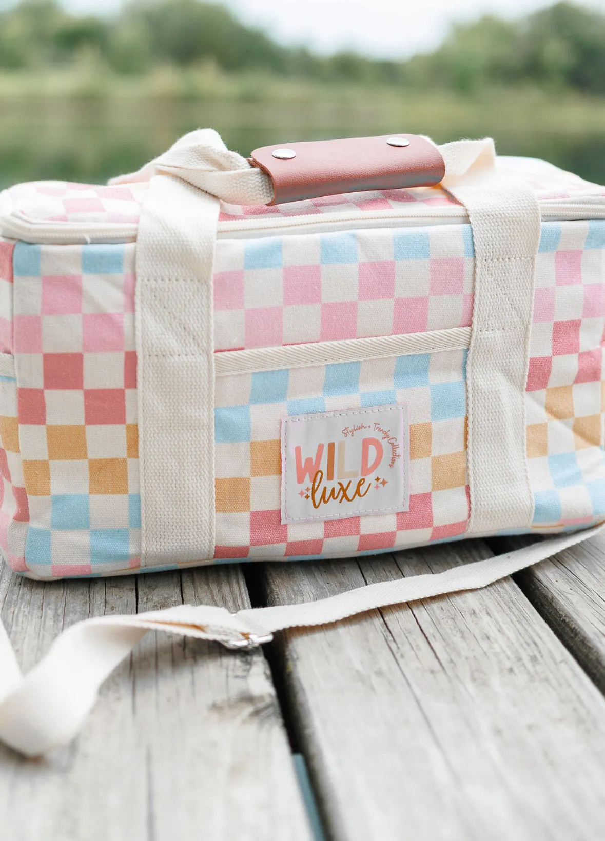 Soft Insulated Cooler in Rainbow