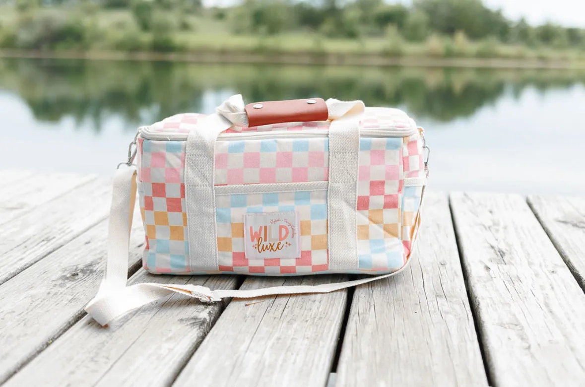 Soft Insulated Cooler in Rainbow