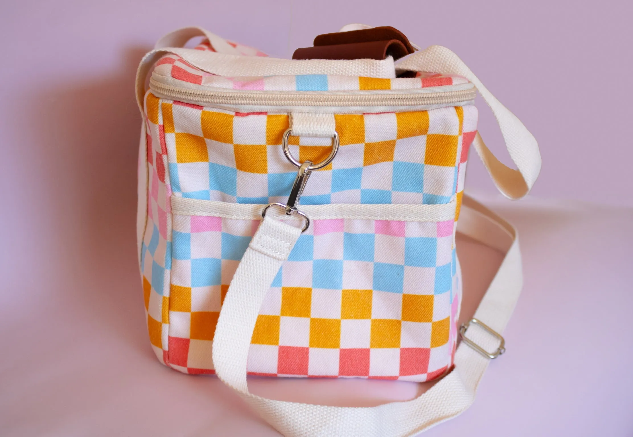 Soft Insulated Cooler in Rainbow