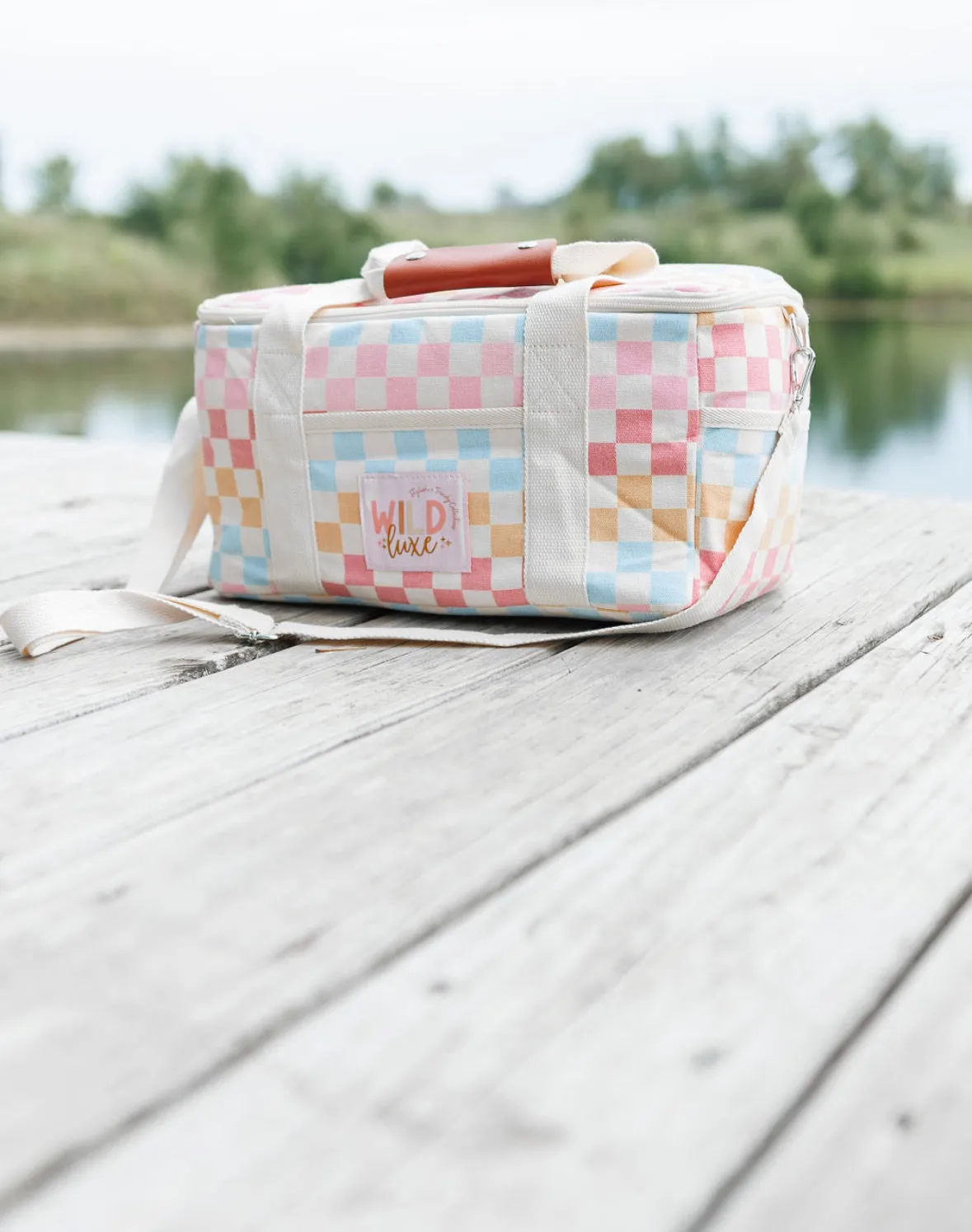 Soft Insulated Cooler in Rainbow