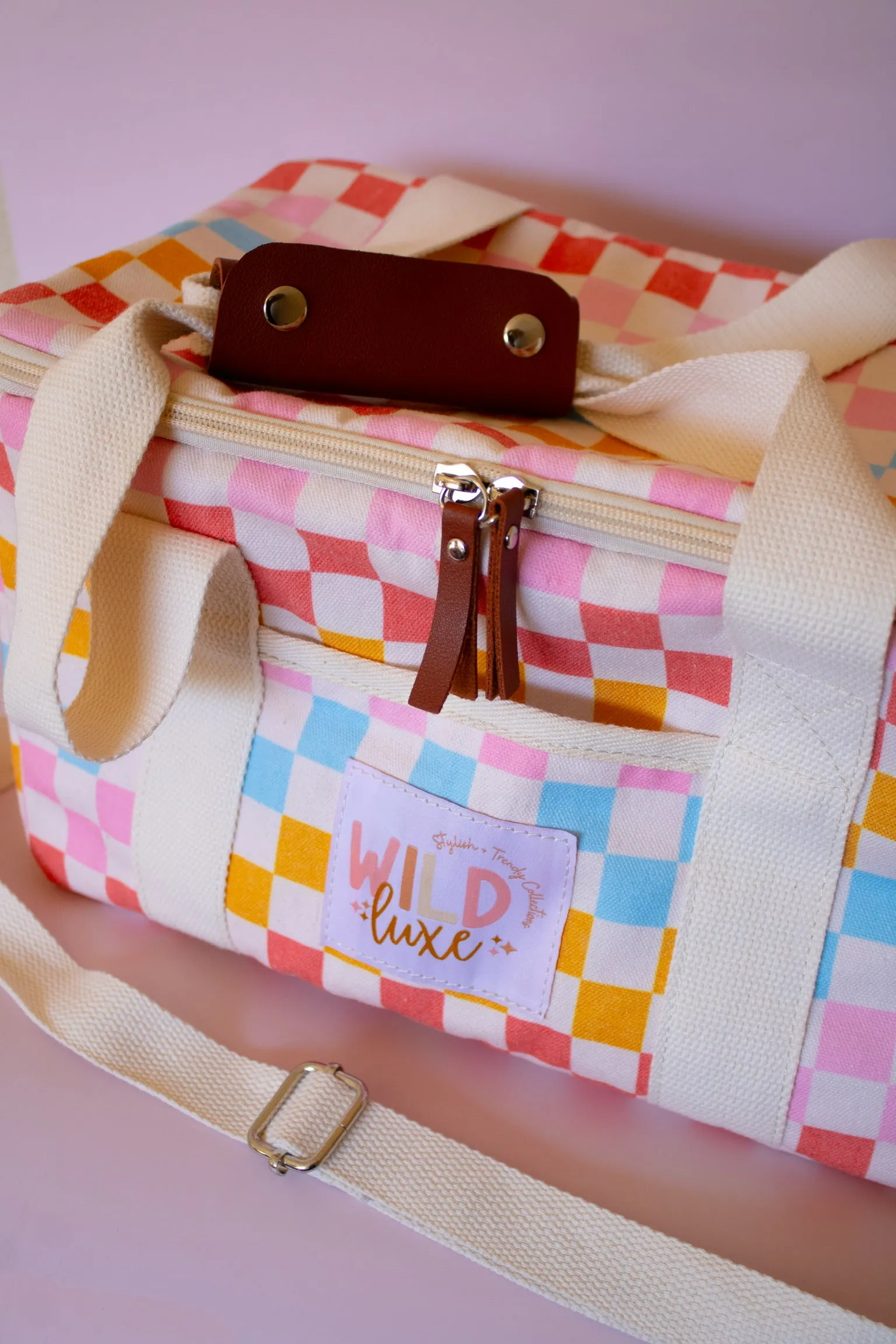 Soft Insulated Cooler in Rainbow