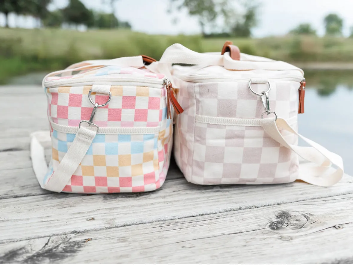 Soft Insulated Cooler in Rainbow