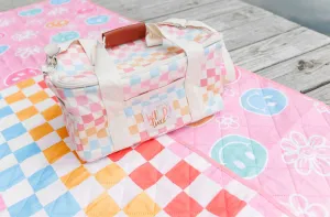 Soft Insulated Cooler in Rainbow