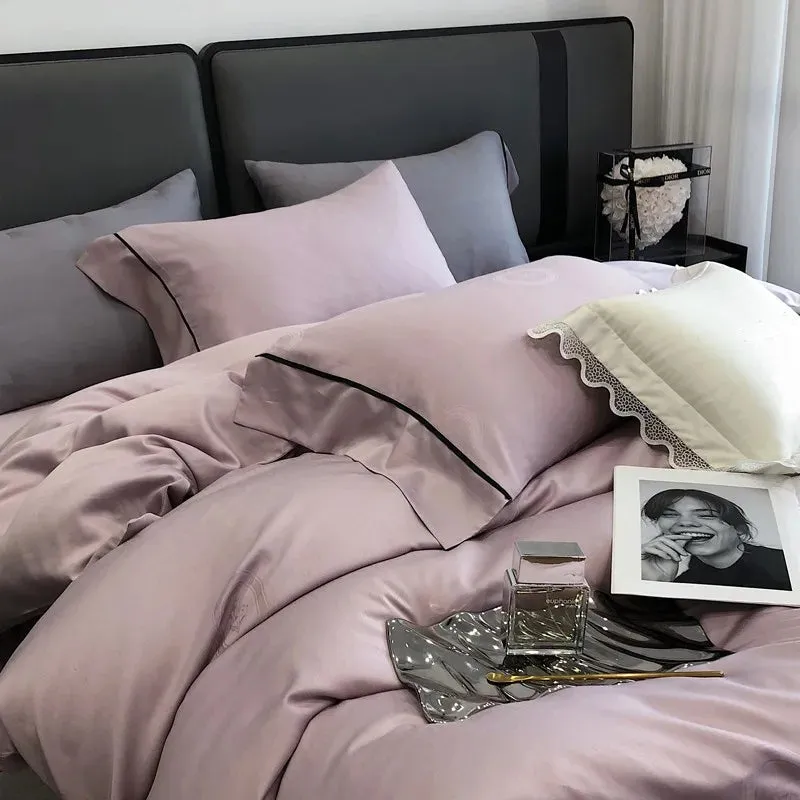 Soft Petal Cotton & Lyocell Duvet Cover