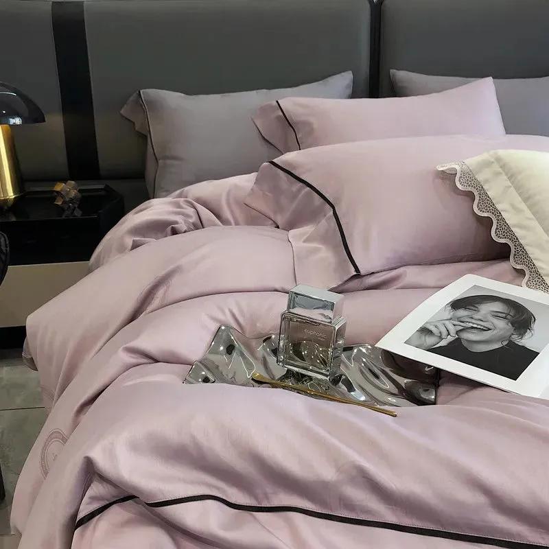 Soft Petal Cotton & Lyocell Duvet Cover
