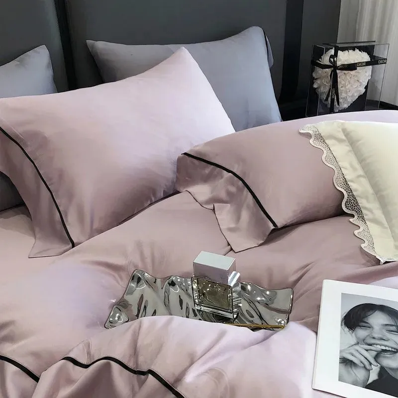 Soft Petal Cotton & Lyocell Duvet Cover