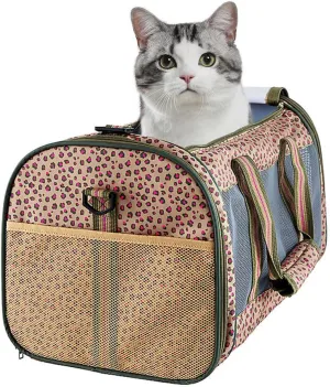 Soft-Sided Kennel Pet Carrier for Small Dogs, Cats, Puppy, Airline Approved Cat Carriers Dog Carrier Collapsible, Travel Handbag & Car Seat