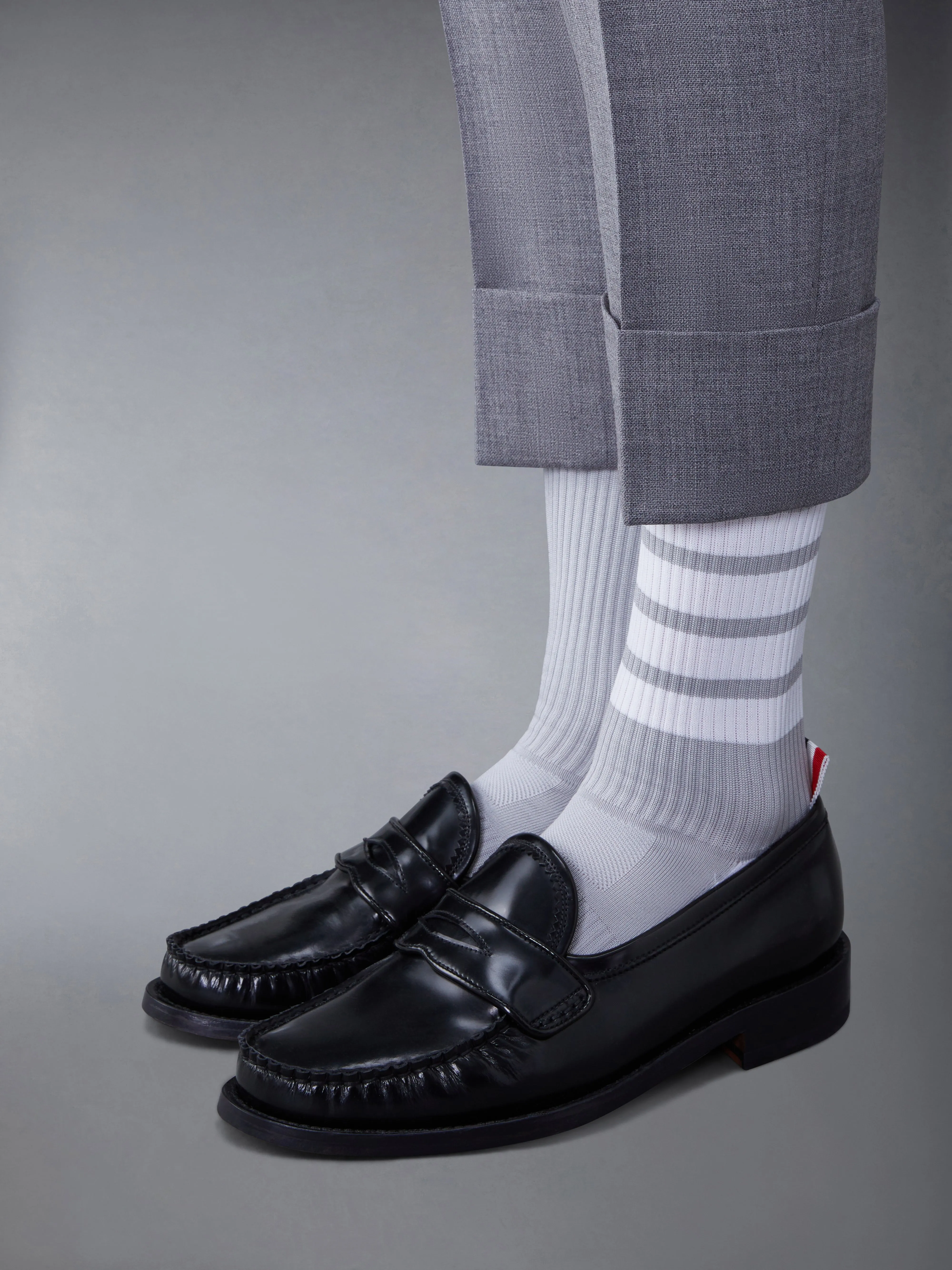 SPAZZOLATO PLEATED VARSITY LOAFER