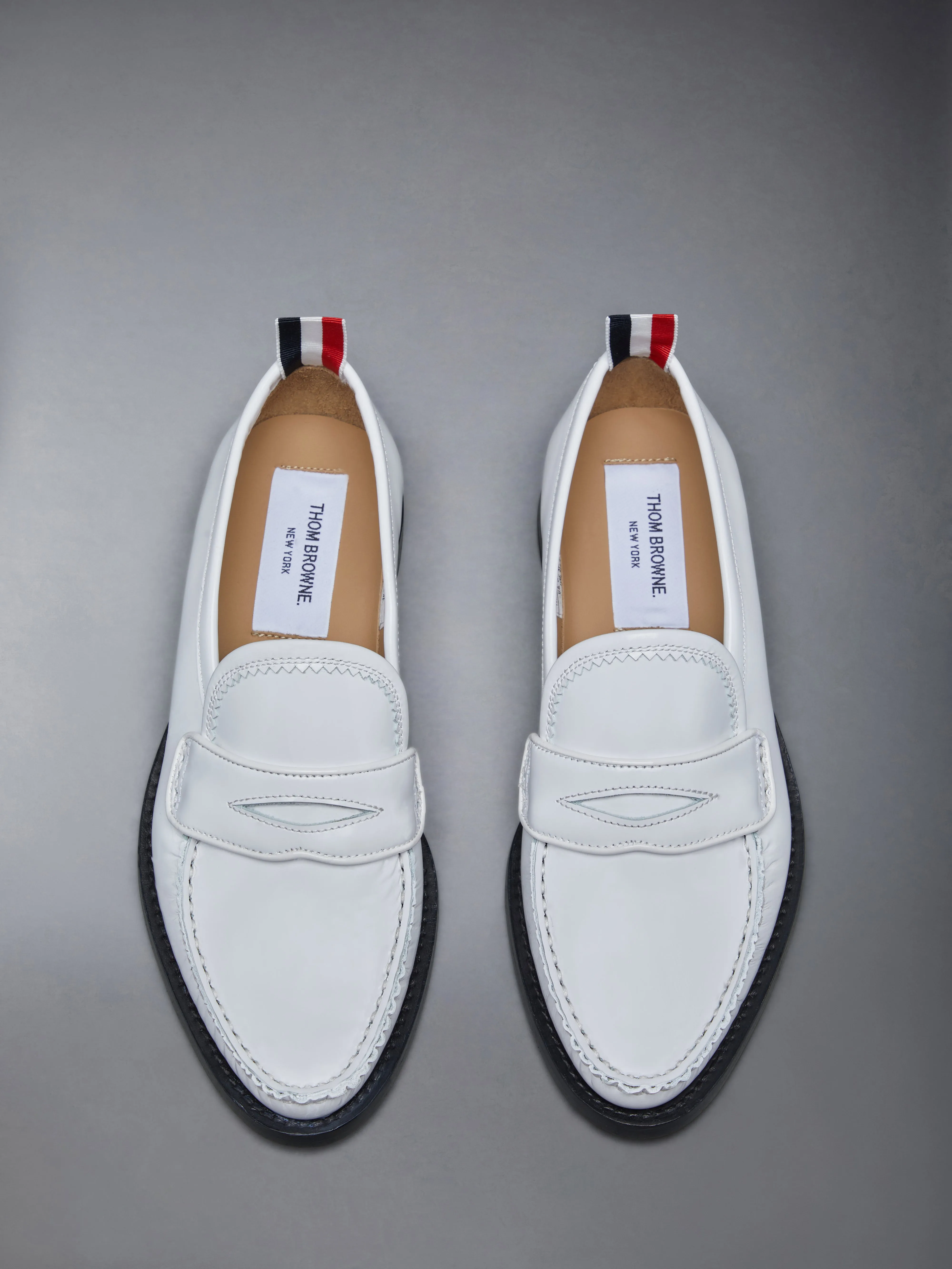 SPAZZOLATO PLEATED VARSITY LOAFER