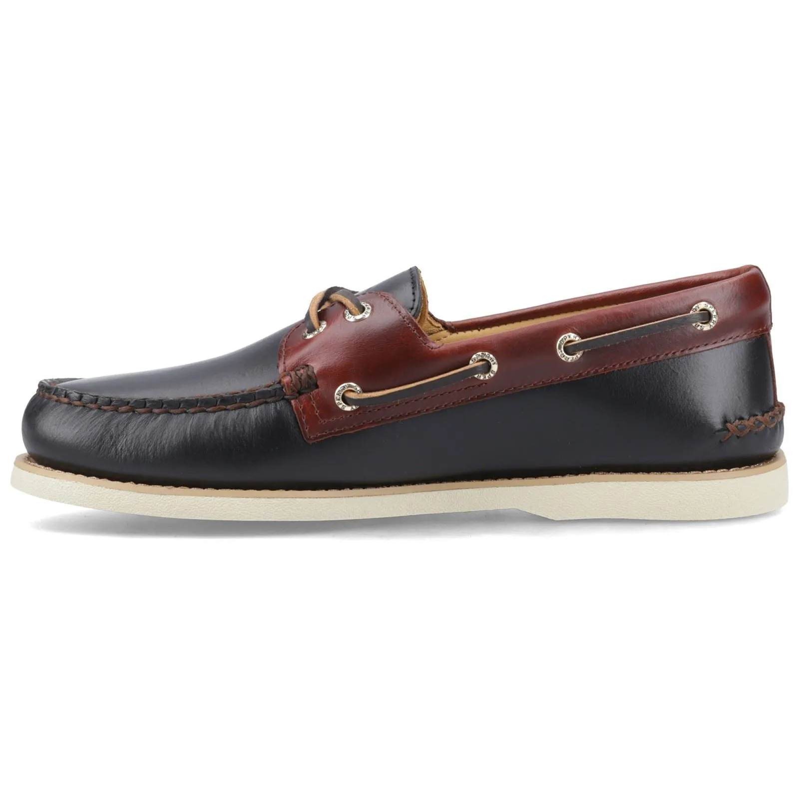 Sperry Authentic Gold Cup Leather Men's Black/Brown Boat Shoes